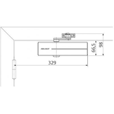 LITTO FERME PORTE NOIR DCL190----9005