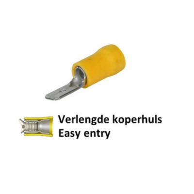 VLAKSTEKKER (VPE) 6.0 QMM --6.3MM GEEL