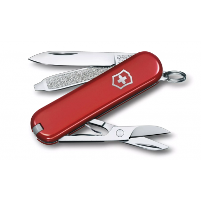 VICTORINOX COUTEAUX SUISSE CLASSIC SD ROUGE 7FONCT.