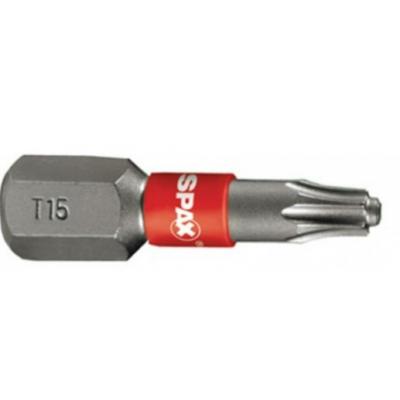 SPAX BITS TORX+RONDING T15 25MM