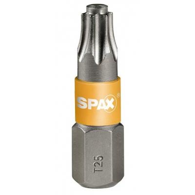 SPAX BITS TORX+RONDING T25 25MM