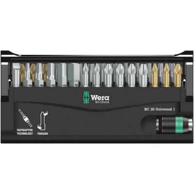 WERA BITSSET 30-DLG RAPIDAPTOR UNIVERSAL