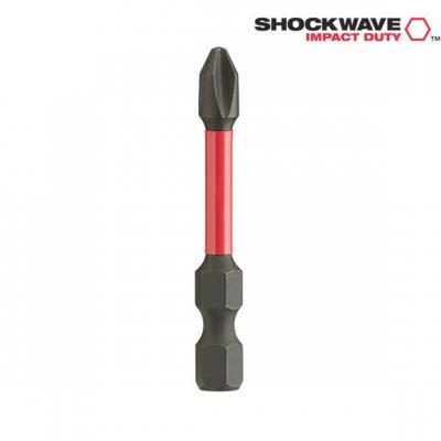 MILWAUKEE SHOCKWAVE BITS PZ2 90MM 1ST